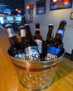Beer bucket, beer specials Cadillac, Sports bar, full service bar cadilla