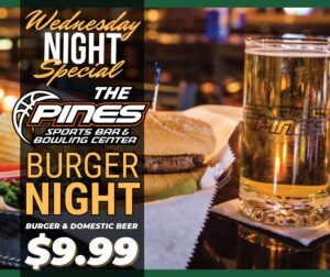 Burger Special, Wedsenday night dinner, dinner specials